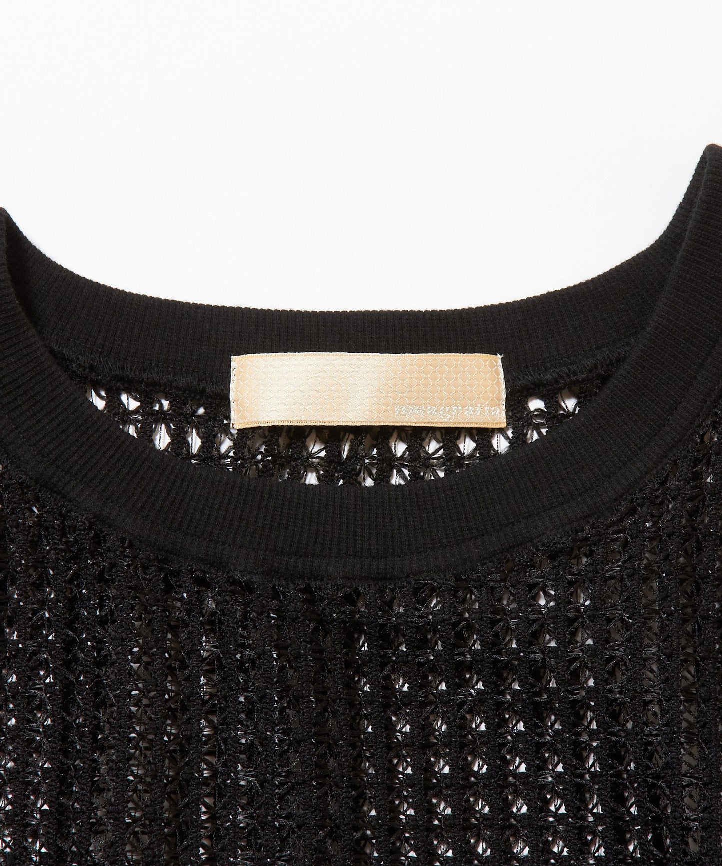 meagratia/メアグラーティア/Lace T-shirt blk