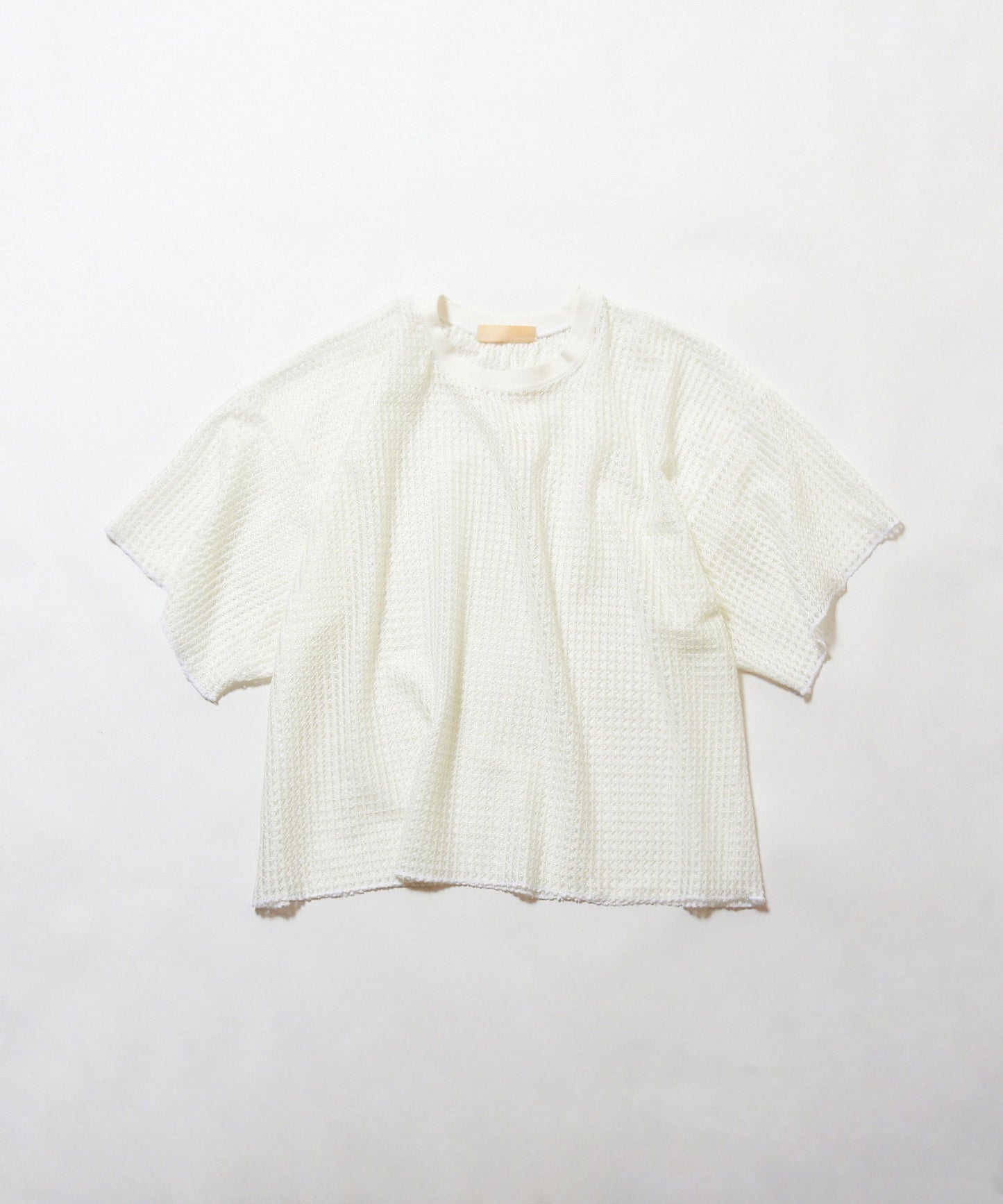 meagratia/メアグラーティア/Lace T-shirt wht