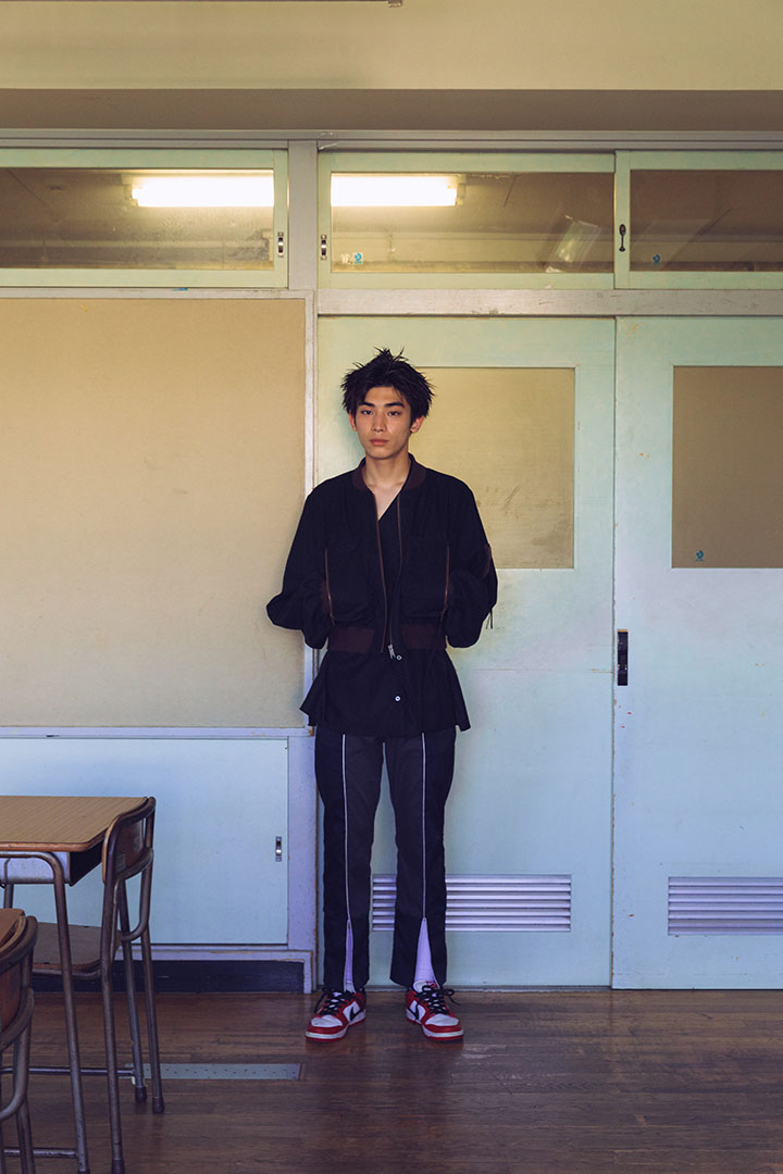 SHORT ZIP FLIGHT JACKET black