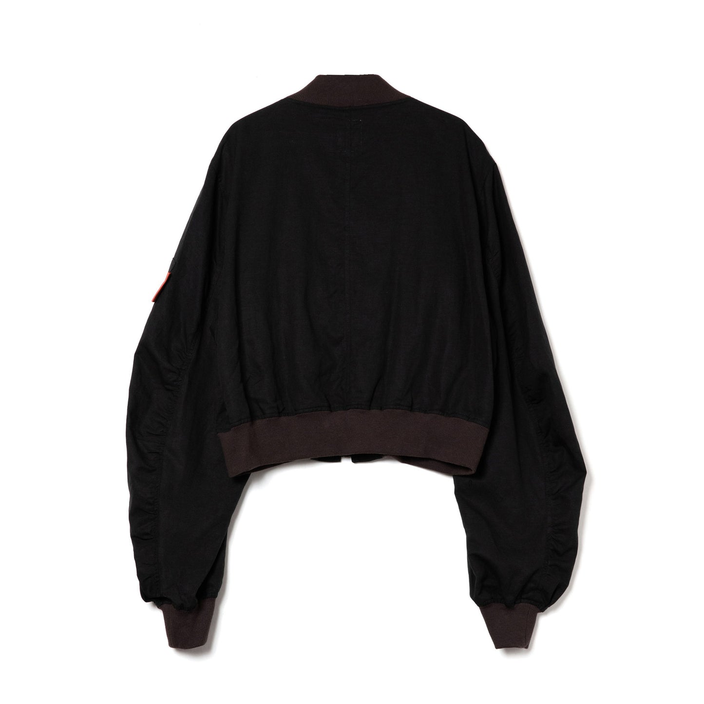 SHORT ZIP FLIGHT JACKET black