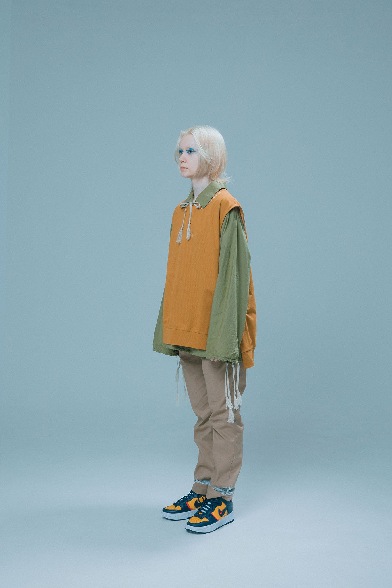 LACE UP SHIRT green