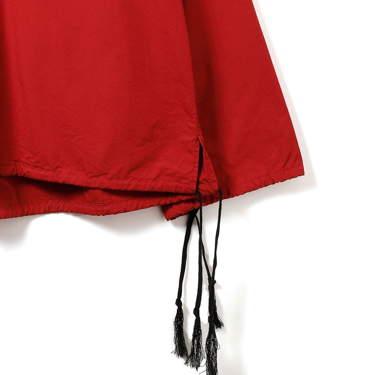 LACE UP SHIRT red