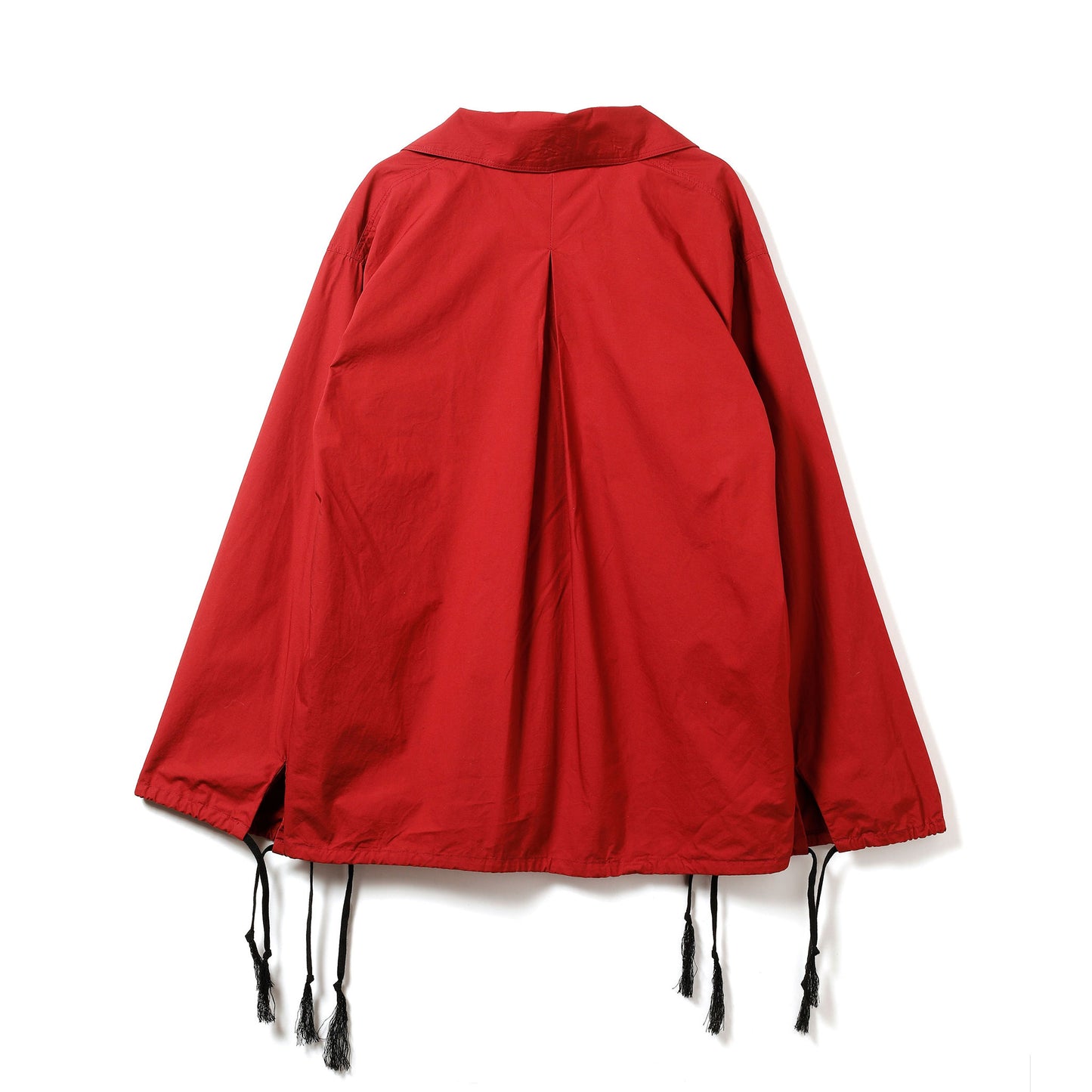 LACE UP SHIRT red