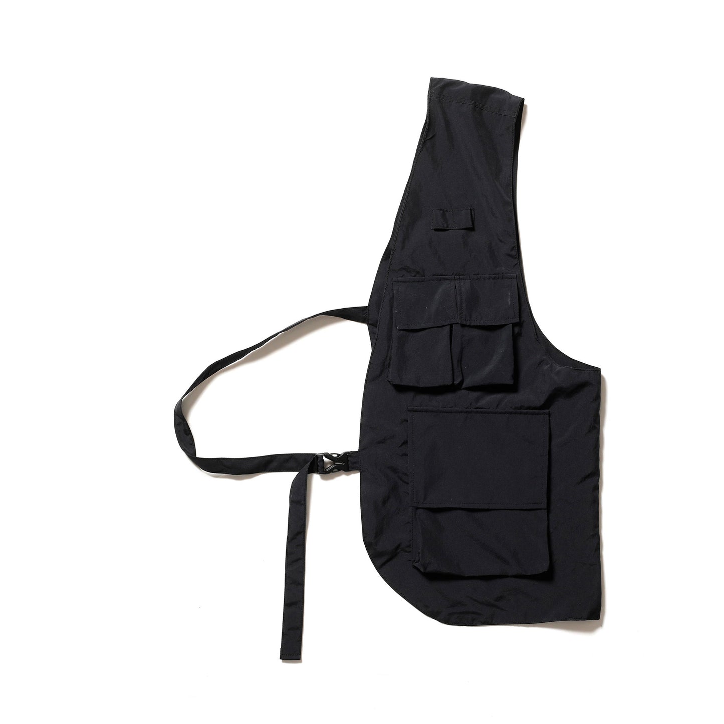 ONE SIDE VEST black