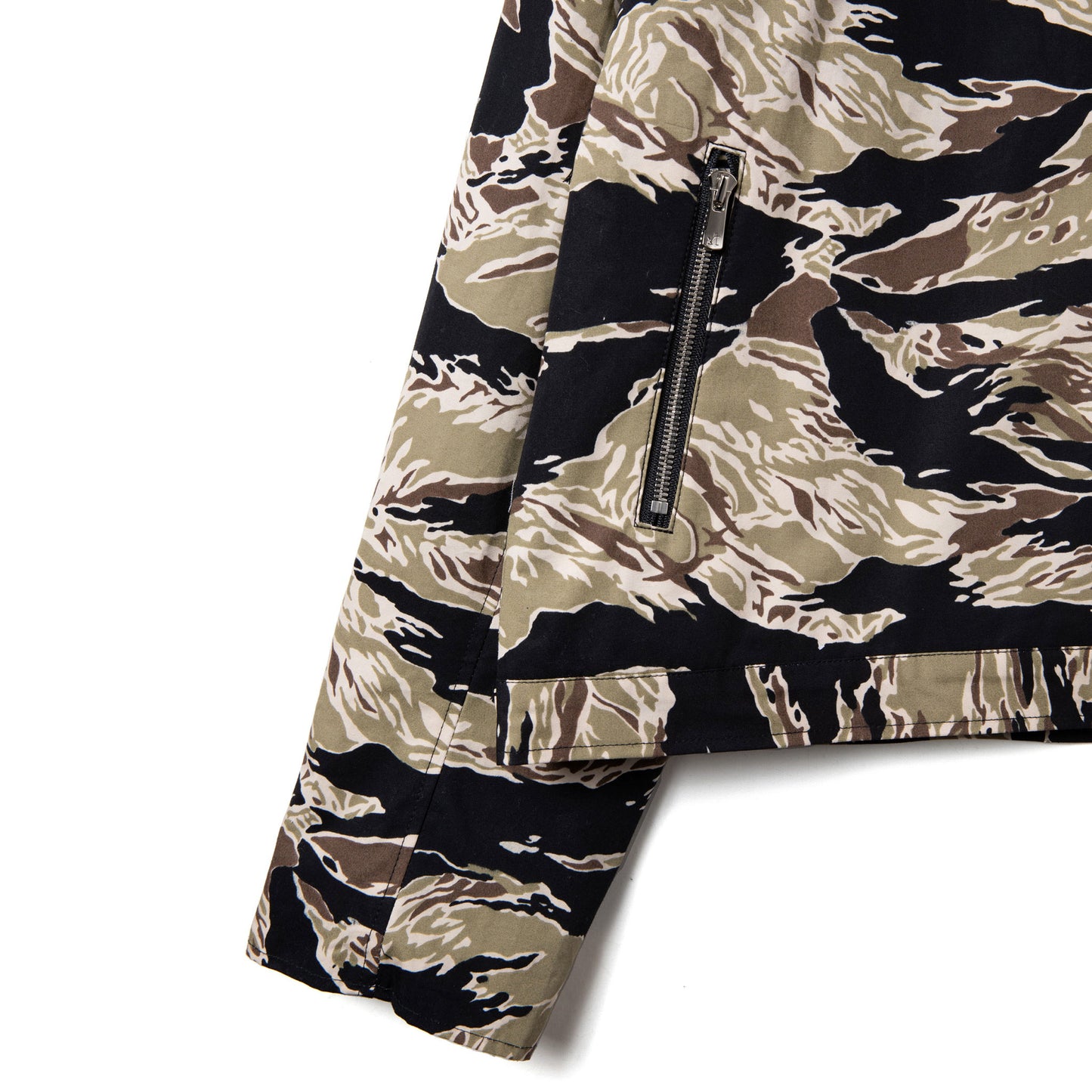 CAMO ZIP JACKET beige