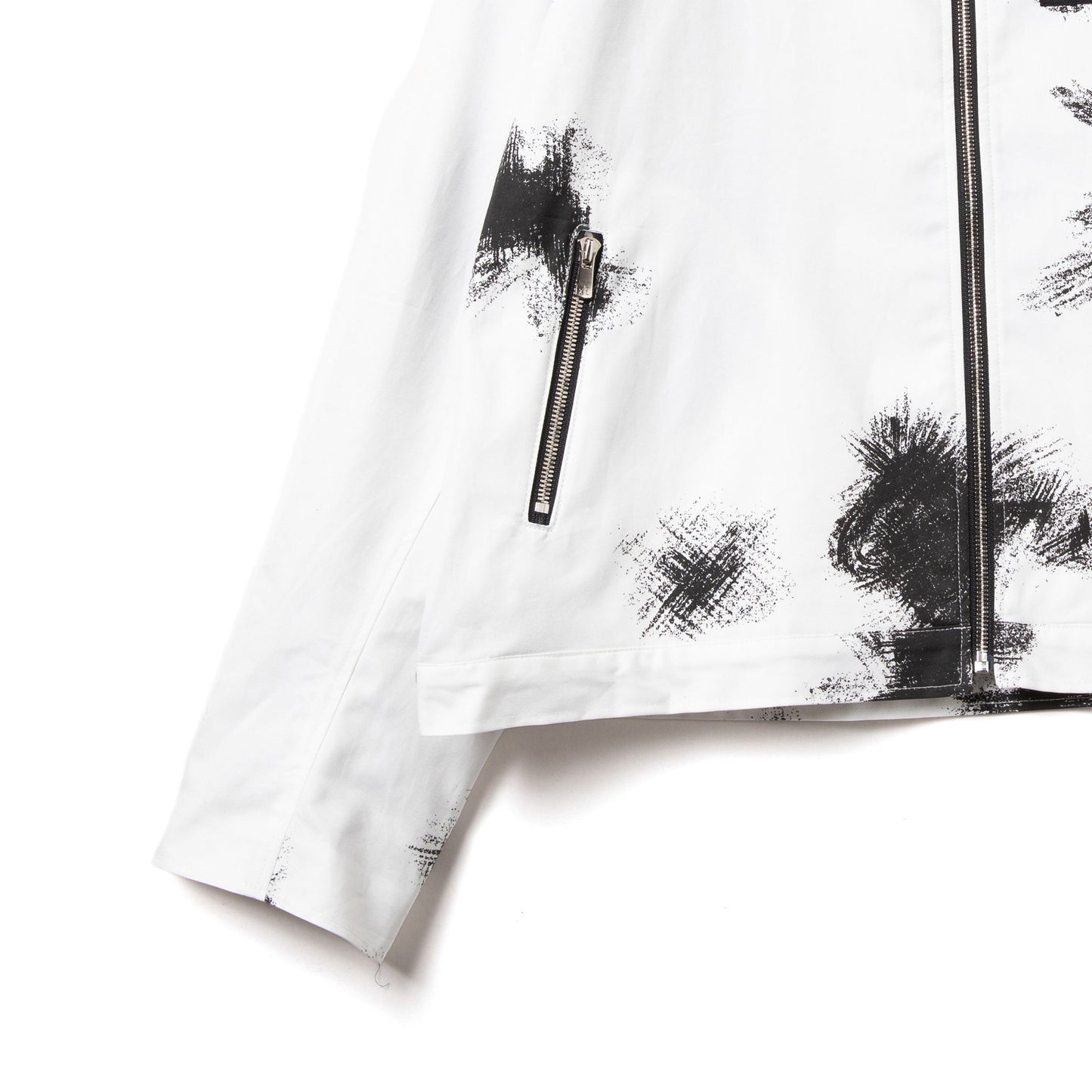 CAMO ZIP JACKET white