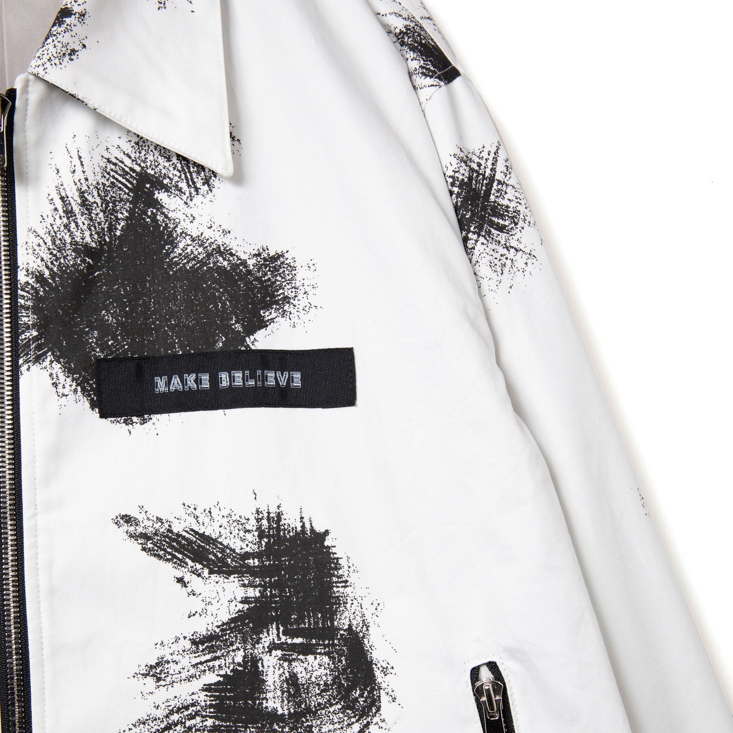 CAMO ZIP JACKET white
