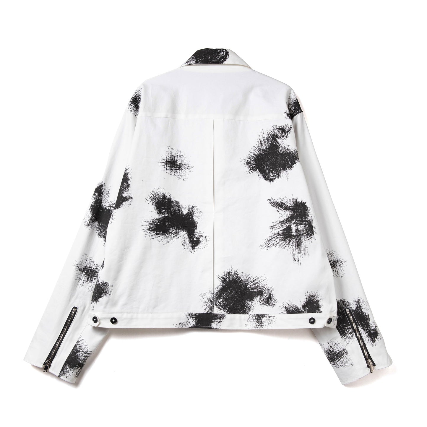 CAMO ZIP JACKET white