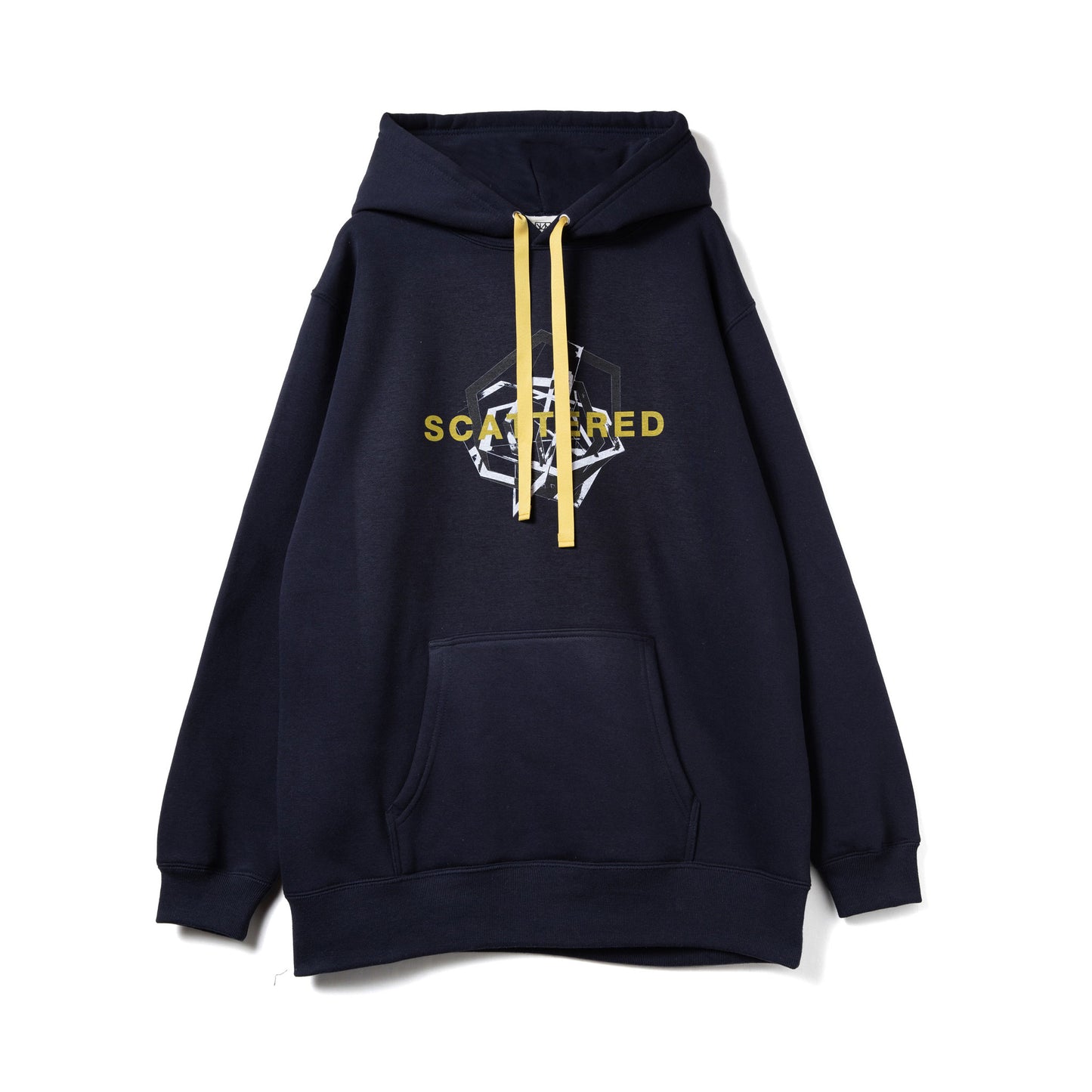 "SCATTERED" P/O PARKA navy
