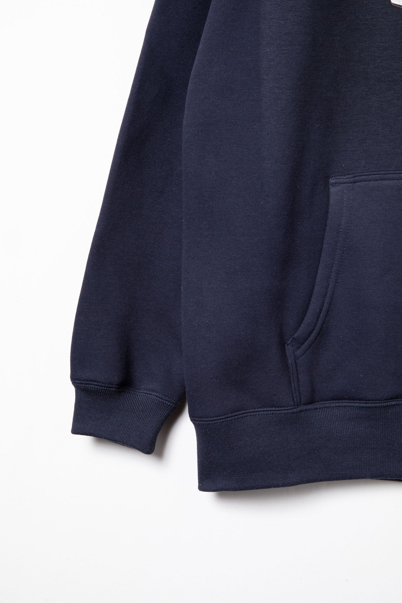 "SCATTERED" P/O PARKA navy