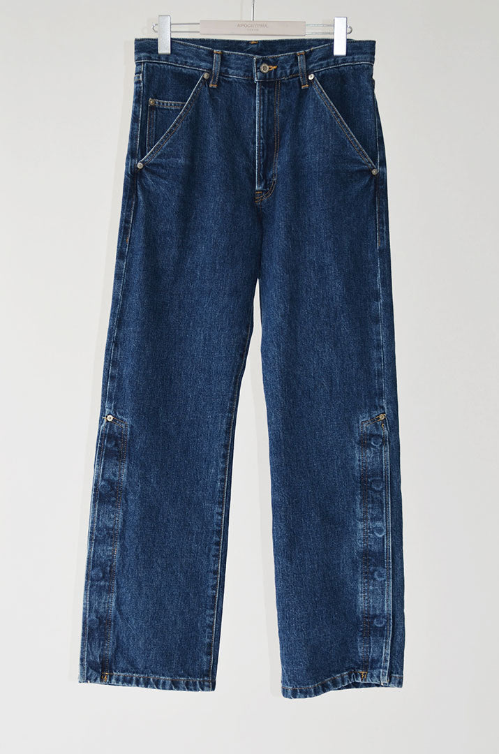 FLYSIDE DENIM PANTS BLUE