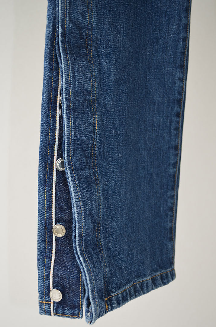 FLYSIDE DENIM PANTS BLUE